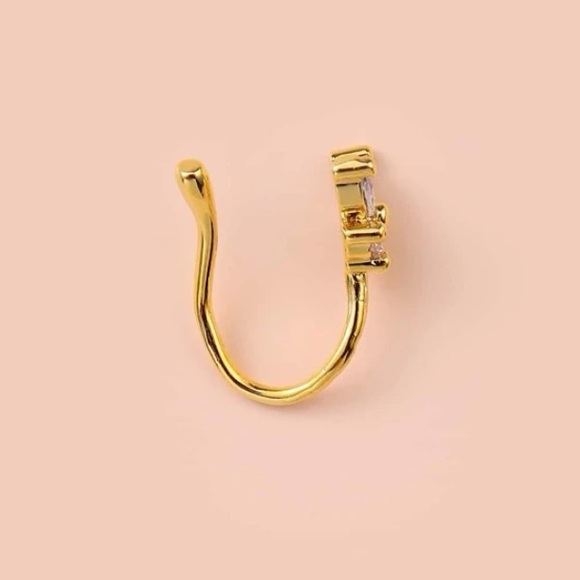 NEW NOSE CUFF, Butterfly Non Pierced slide - Picture 4 of 5